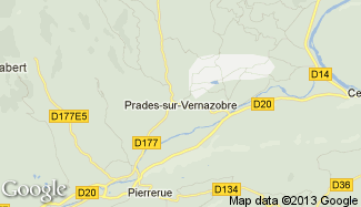 Plan de Prades-sur-Vernazobre