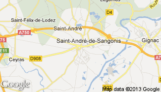 Plan de Saint-André-de-Sangonis