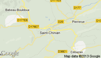 Plan de Saint-Chinian