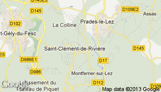 Plan de Saint-Clément-de-Rivière