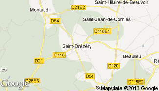 Plan de Saint-Drézéry