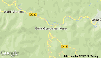 Plan de Saint-Gervais-sur-Mare