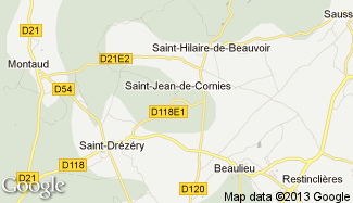 Plan de Saint-Jean-de-Cornies