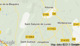 Plan de Saint-Saturnin-de-Lucian