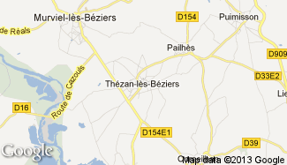 Plan de Thézan-lès-Béziers