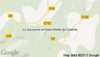 Plan de La Vacquerie-et-Saint-Martin-de-Castries