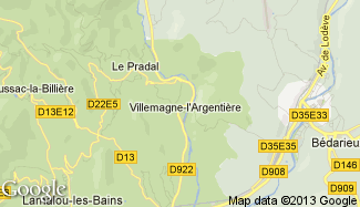 Plan de Villemagne-l'Argentière