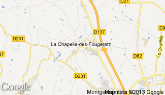 Plan de La Chapelle-des-Fougeretz