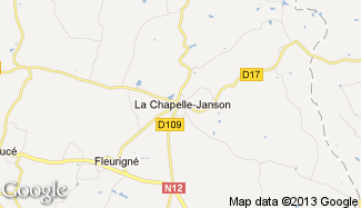 Plan de La Chapelle-Janson