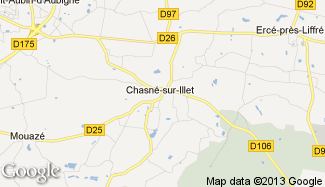 Plan de Chasné-sur-Illet