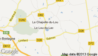 Plan de Le Lou-du-Lac