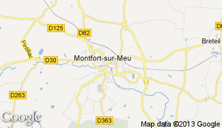 Plan de Montfort-sur-Meu