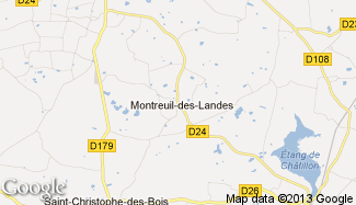 Plan de Montreuil-des-Landes