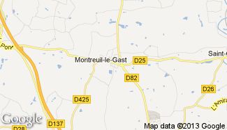 Plan de Montreuil-le-Gast