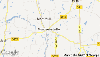 Plan de Montreuil-sur-Ille