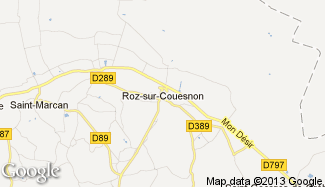 Plan de Roz-sur-Couesnon