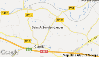 Plan de Saint-Aubin-des-Landes