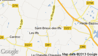 Plan de Saint-Brieuc-des-Iffs