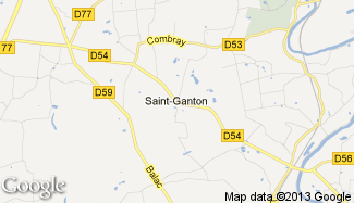 Plan de Saint-Ganton