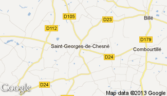 Plan de Saint-Georges-de-Chesné