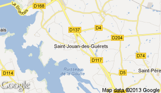 Plan de Saint-Jouan-des-Guérets