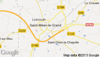Plan de Saint-Méen-le-Grand