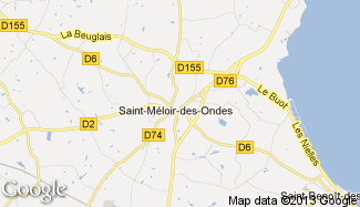 Plan de Saint-Méloir-des-Ondes