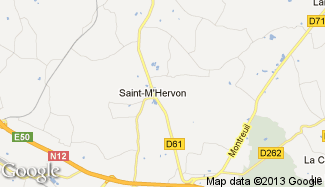 Plan de Saint-M'Hervon