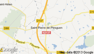 Plan de Saint-Pierre-de-Plesguen
