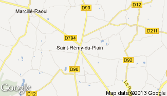 Plan de Saint-Rémy-du-Plain