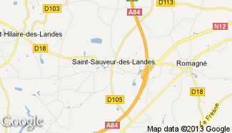 Plan de Saint-Sauveur-des-Landes