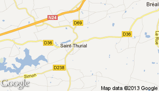 Plan de Saint-Thurial