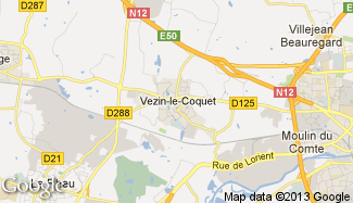 Plan de Vezin-le-Coquet