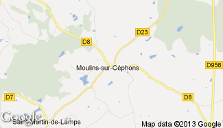 Plan de Moulins-sur-Céphons