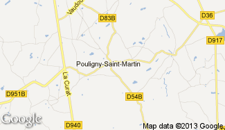 Plan de Pouligny-Saint-Martin