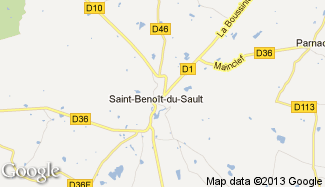 Plan de Saint-Benoît-du-Sault