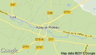 Plan de Azay-le-Rideau