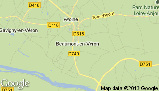 Plan de Beaumont-en-Véron