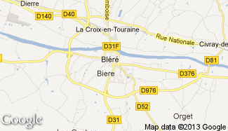 Plan de Bléré