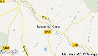 Plan de Bossay-sur-Claise
