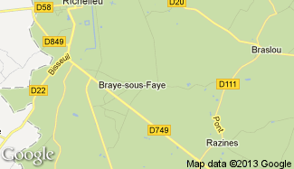 Plan de Braye-sous-Faye