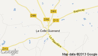 Plan de La Celle-Guenand