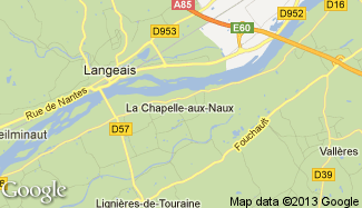 Plan de La Chapelle-aux-Naux