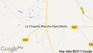 Plan de La Chapelle-Blanche-Saint-Martin