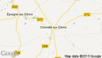 Plan de Chemillé-sur-Dême