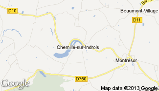 Plan de Chemillé-sur-Indrois