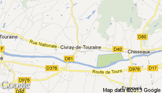 Plan de Civray-de-Touraine