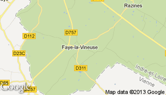 Plan de Faye-la-Vineuse