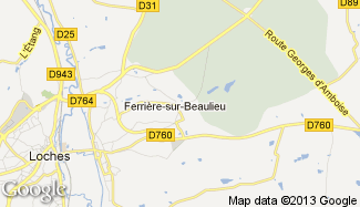 Plan de Ferrière-sur-Beaulieu