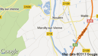 Plan de Marcilly-sur-Vienne